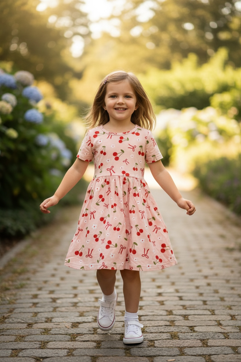 Cherry Bamboo Dress|820