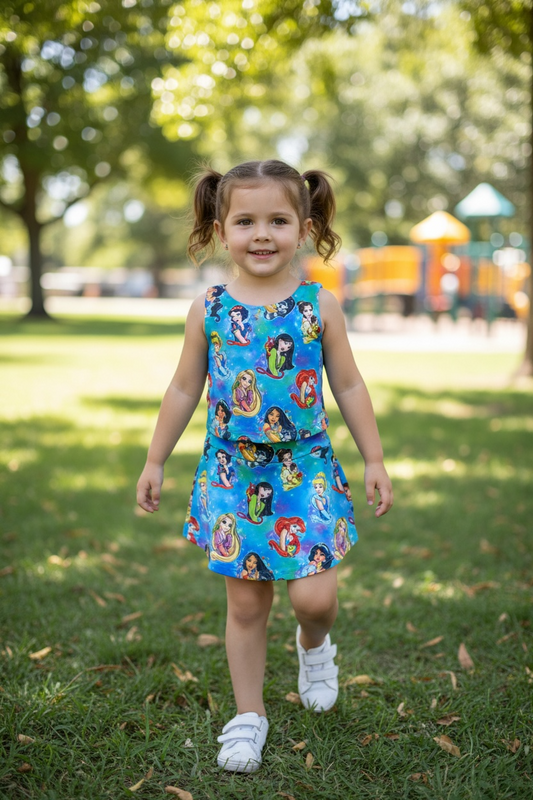 Blue Princess Athletic Set|850